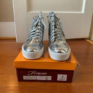 Size 10 wedge sneakers